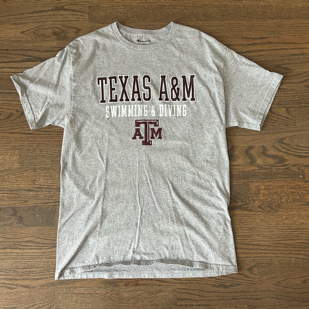 Champion Gray Texas A&M Tee